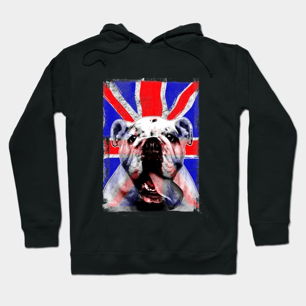 Best of British - Bulldog Union Jack - Platinum Jubilee Hoodie by Cimbart